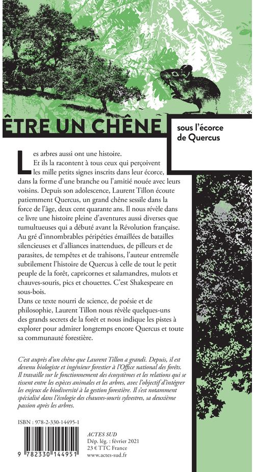 Etre Un Chene Sous L Ecorce De Quercus Broche Laurent Tillon Achat Livre Ou Ebook Fnac