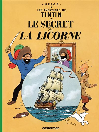 Le  Secret de la licorne -  Hergé - cartonné