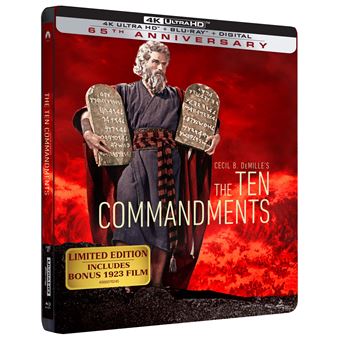 Les 10 Commandements 65ème Anniversaire Edition Limitée Steelbook Blu ...