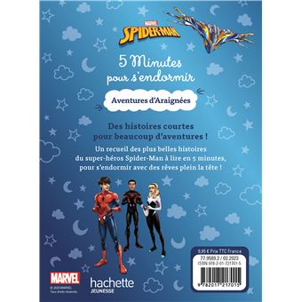SPIDER-MAN - 5 minutes pour s'endormir - Vol.2 - Aventures d'Araignées - Marvel