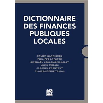 Dictionnaire des finances publiques locales