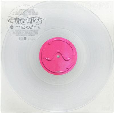 Polydor - Lady Gaga Blanc Chromatica Vinyle Transparent