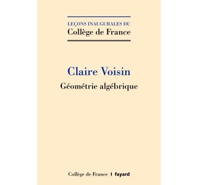 Géométrie algébrique