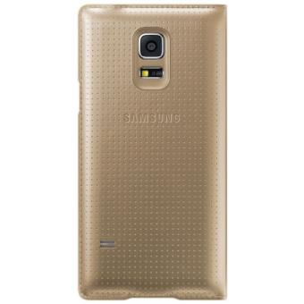 Samsung Flip Cover EF-FG800B - Étui à rabat pour téléphone portable - Or cuivré - pour Galaxy S5 Mini