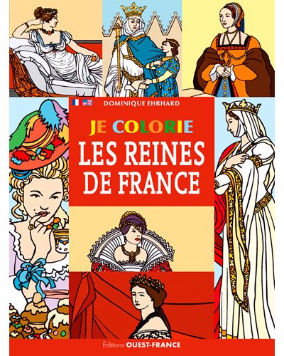 Je colorie les reines de France
