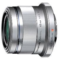 Olympus M. Zuiko Digital 45mm f/1.8 Hybride Lens Zilver