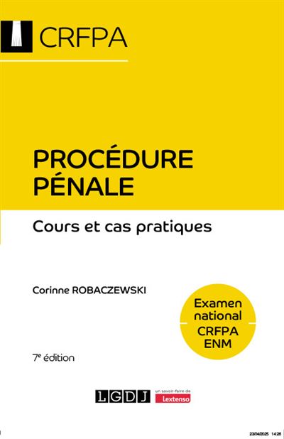 Procédure pénale - CRFPA - Examen national Session 2019