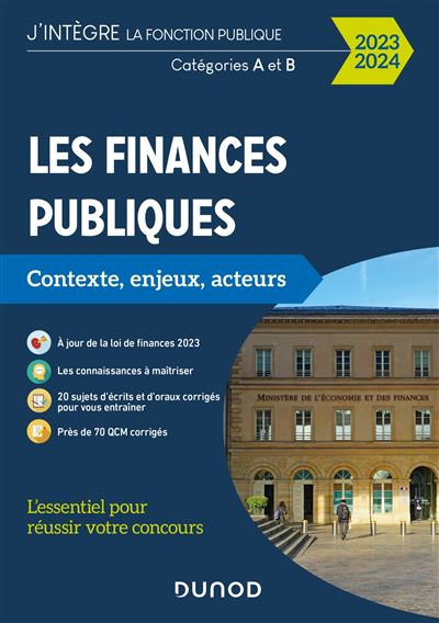 Les finances publiques 2019-2020 - L'essentiel pour réussir - catégories A et B