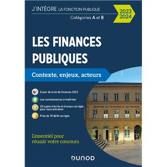 Les finances publiques 2023-2024
