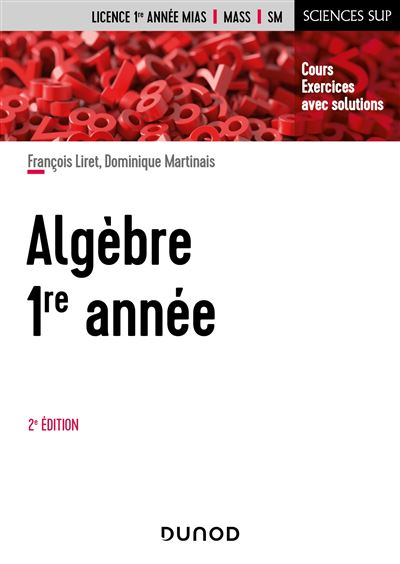 Algèbre 1ère année