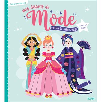Mes dessins de mode - Robes de princesses