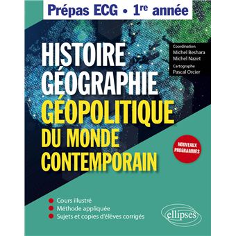 Histoire, Géographie et Géopolitique du monde contemporain. ECG1