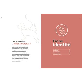 Le carnet de mon chien : suivi santé, éducation, toilettage