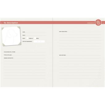 Le carnet de mon chien : suivi santé, éducation, toilettage