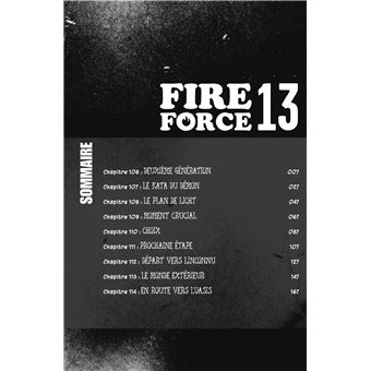 MANGA FIRE FORCE TOME 13 MANGA / LIVRE NEUF