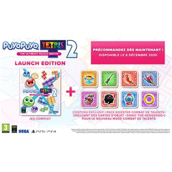 Fiche du jeu Puyo Puyo Tetris 2S