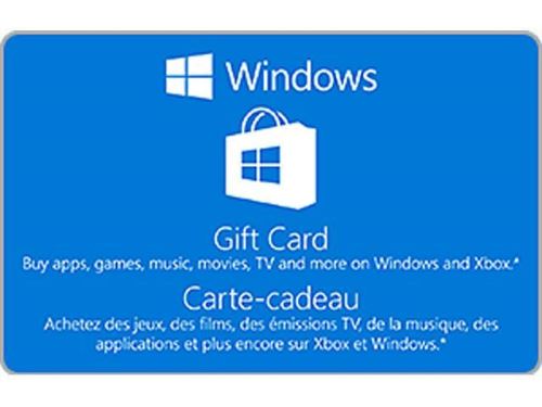 MICROSOFT GIFTCARD WINDOWS POSA 50 EUR