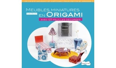 Meubles miniatures en origami