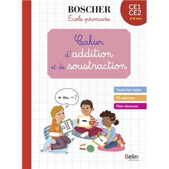 Cahier d'additions et de soustractions
