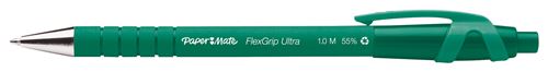 Stylo à bille Paper Mate FlexGrip Ultra 1 mm Vert