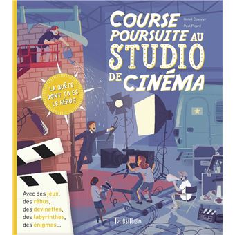 Course poursuite au studio de cinéma