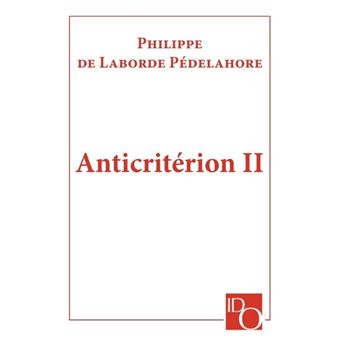 Anticritérion 2