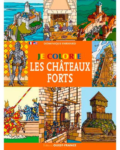 Je colorie les châteaux forts