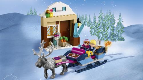 Lego l disney la reine des neiges 2 - 41166 - l'aventure en traineau d'elsa  - La Poste