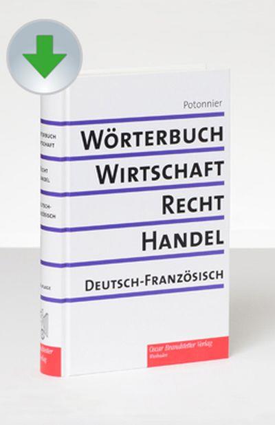 Wörterbuch für wirtschaft, recht , handel / 2 bd.  - cd-rom-