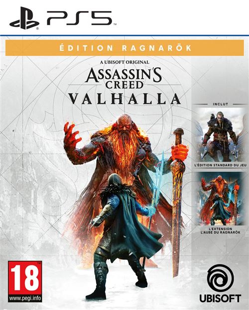 Pochette avant du jeu Assassin's Creed® Valhalla Edition Ragnarök PS5