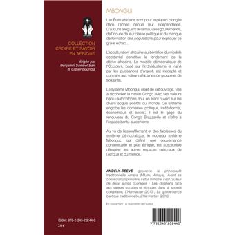 Mbongui. Le système politique et économique pour le renouveau du Congo