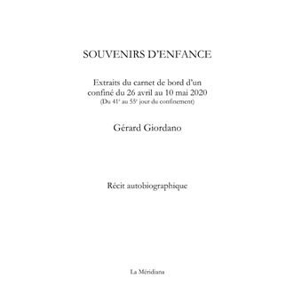 Souvenirs d'enfance