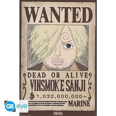 Poster Maxi One Piece Wanted Sanji Wano