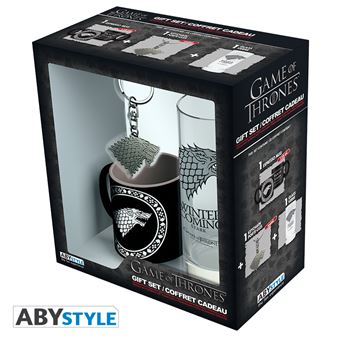 Coffret Verre + Porte-Clés + Mini Mug Game Of Thrones