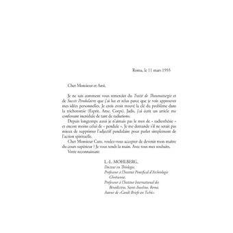 Cours de thaumaturgie en sept leçons