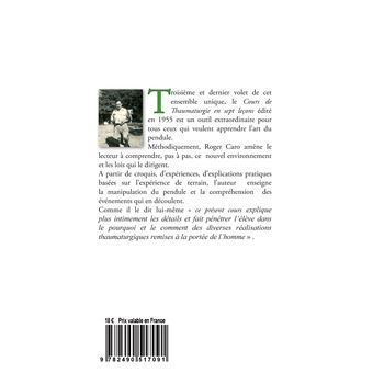 Cours de thaumaturgie en sept leçons