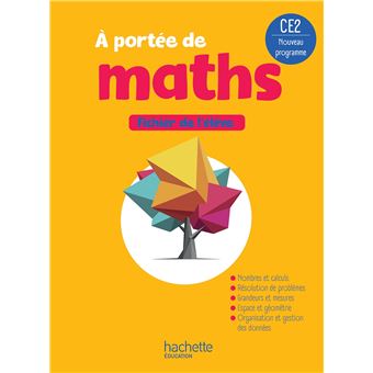 Le nouvel A portée de maths CE2 - Fichier élève