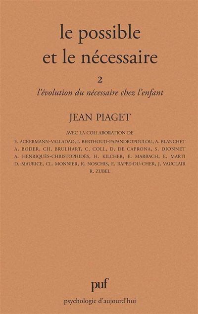 L'Evolution du nécessaire chez l'enfant