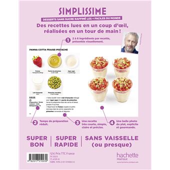 Simplissime : Desserts sans sucre raffiné les + faciles du monde
