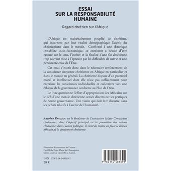 Essai sur la responsabilité humaine