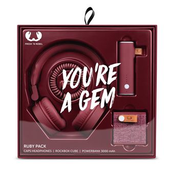 Pack Fresh 'n Rebel Hoofdtelefoon Ruby