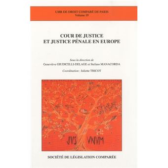 Cour de justice et justice pénale en europe
