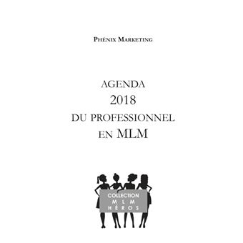 Agenda 2018 du Professionnel en MLM