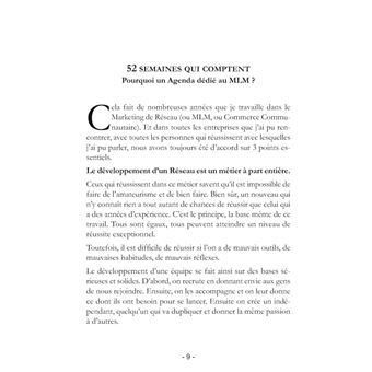 Agenda 2018 du Professionnel en MLM