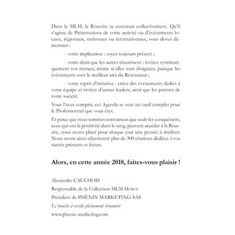 Agenda 2018 du Professionnel en MLM