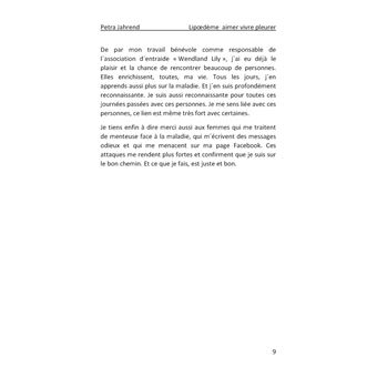 Lipoedème aimer vivre pleurer