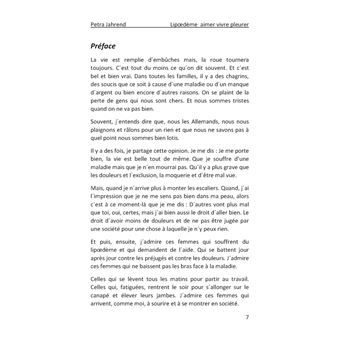 Lipoedème aimer vivre pleurer