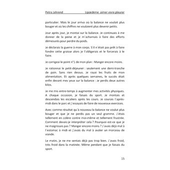 Lipoedème aimer vivre pleurer