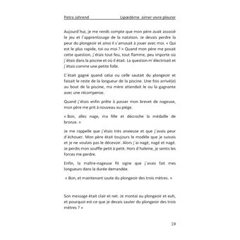 Lipoedème aimer vivre pleurer