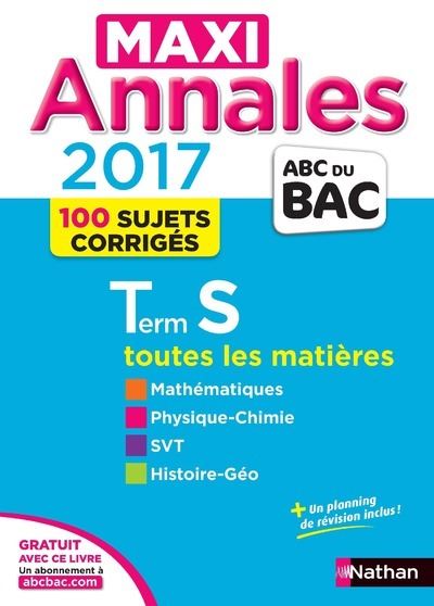 Maxi annales ABC du Bac Term S